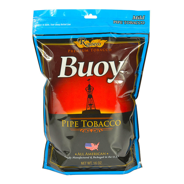Buoy Mild Blue Pipe Tobacco 16oz 1lb Bulk Bag Packaging