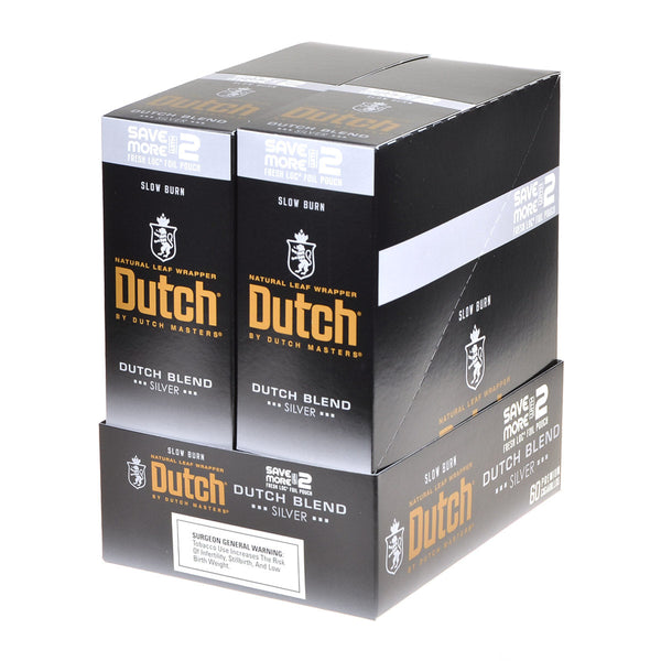 Dutch Masters Dutch Blend Silver Cigarillos Natural Leaf Wrapper Details