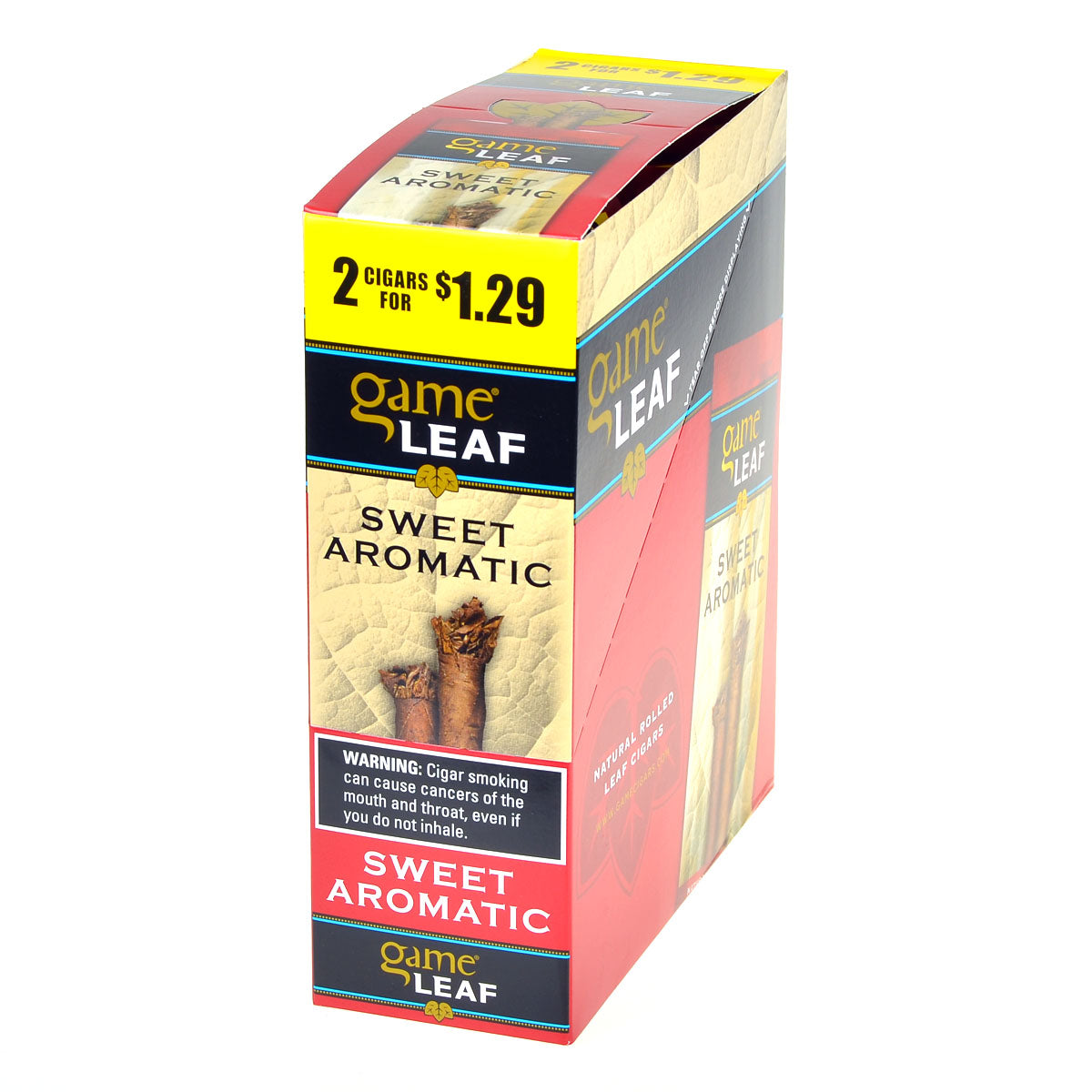 Game | Leaf Sweet Aromatic Cigarillos, 15 Pouches of 2 – A2Z Tobacco