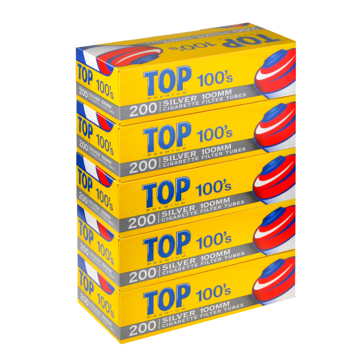 top 100mm cigarette tubes Top Premium Filter Tubes Silver top 100mm cigarette tubes Top Premium Filter Tubes Silver