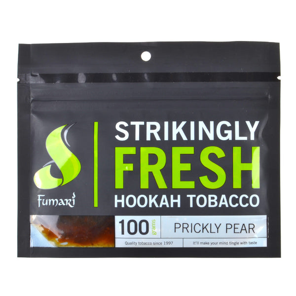 Fumari Prickly Pear Hookah Tobacco 100g Resealable Pouch - Exotic Sweet and Tart Shisha Flavor