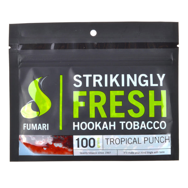 Fumari Tropical Punch Shisha Flavor Pineapple and Mango Blonde Leaf Tobacco Texture