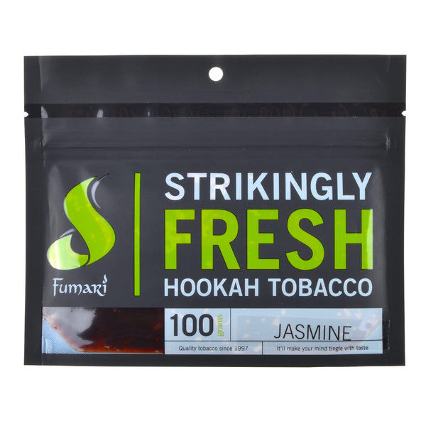 Fumari Jasmine Hookah Tobacco 100g Resealable Pouch - Premium Floral Shisha Flavor
