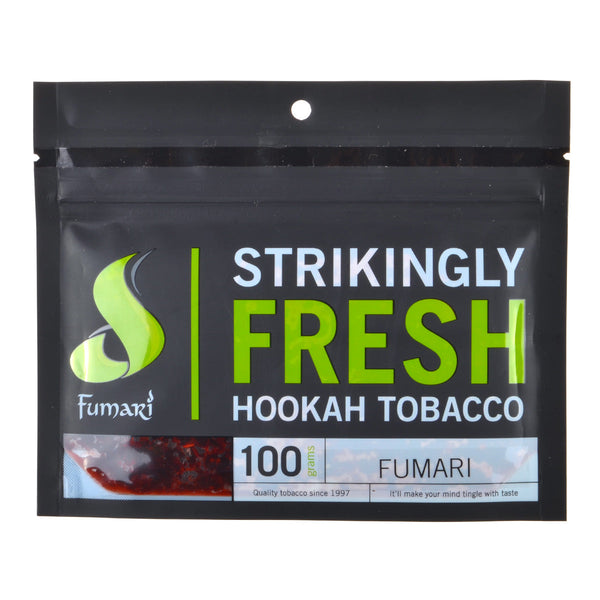 Fumari Hookah Tobacco 100g Pouch - Signature Fumari Flavor (Orange, Cherry, Raspberry, Mint)
