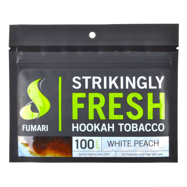 Fumari White Peach Shisha Tobacco Texture - Blonde Leaf Cut and High Moisture Content