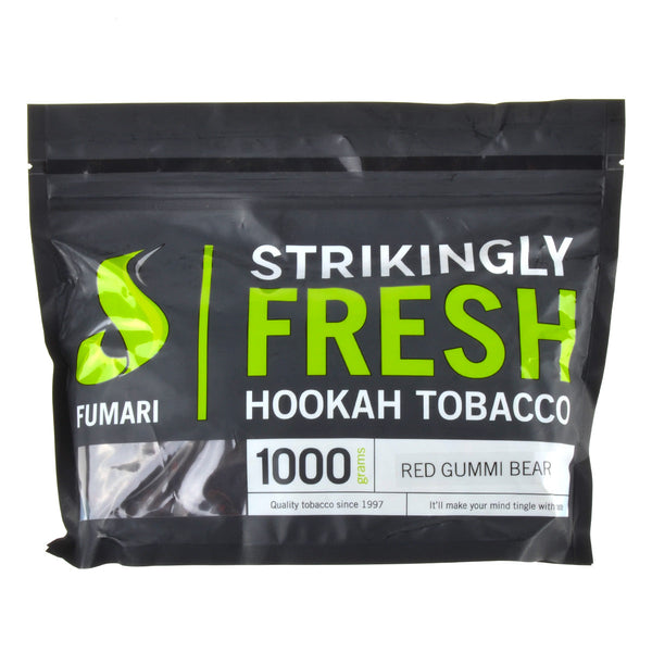 Fumari Red Gummi Bear Hookah Tobacco 1000g Bulk Pouch - Premium Shisha