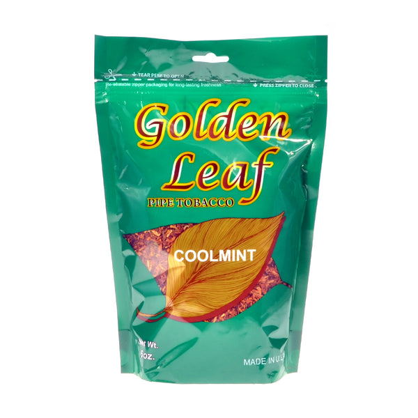 Golden Leaf 1lb Pipe Tobacco Bag Resealable Zip-Lock Packaging Detail