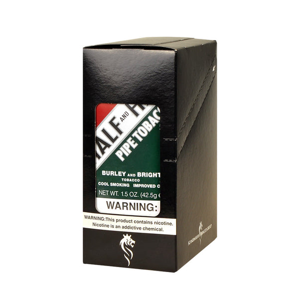 Half and Half Pipe Tobacco 5 Pouch Pack 1.5oz Front View Red and White Packaging