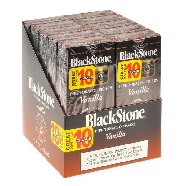 Single Blackstone Tip Cigarillo 5-Pack with Plastic Tip and Indonesian Wrapper
