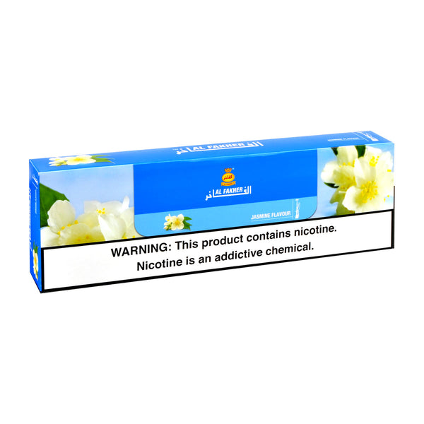 Al Fakher Jasmine Hookah Shisha Tobacco 50g 10-Pack Box Packaging