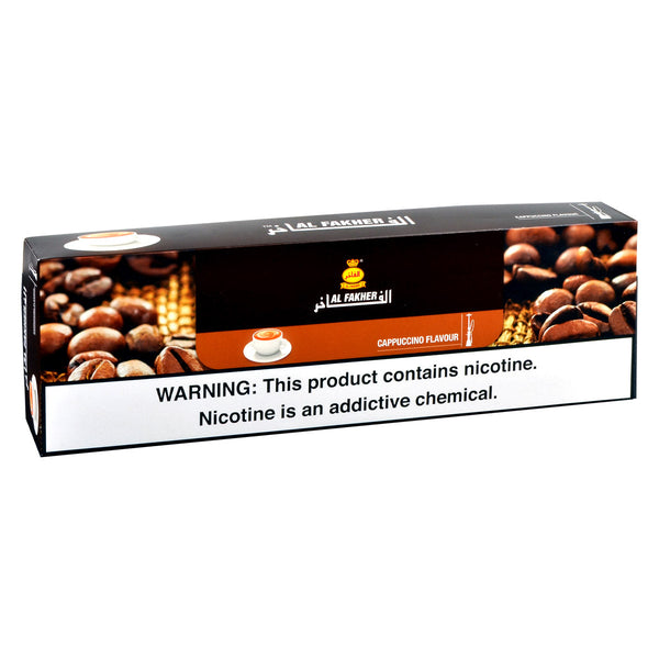 Al Fakher Cappuccino Hookah Shisha Tobacco 50g 10-Pack Box - Coffee Flavor
