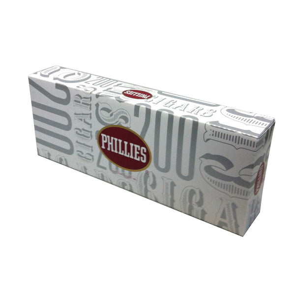 Phillies Original Filtered Cigars 10 Packs of 20 Carton and Individual Pack Display