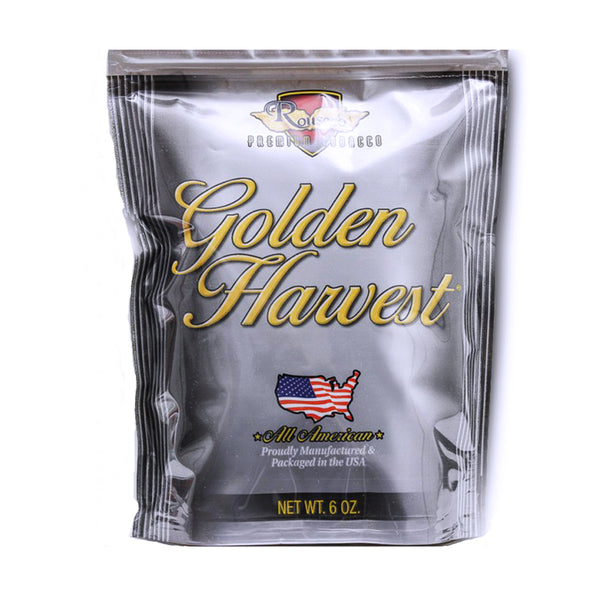 Golden Harvest Pipe Tobacco Comparison 6oz 16oz and 5lb Bags