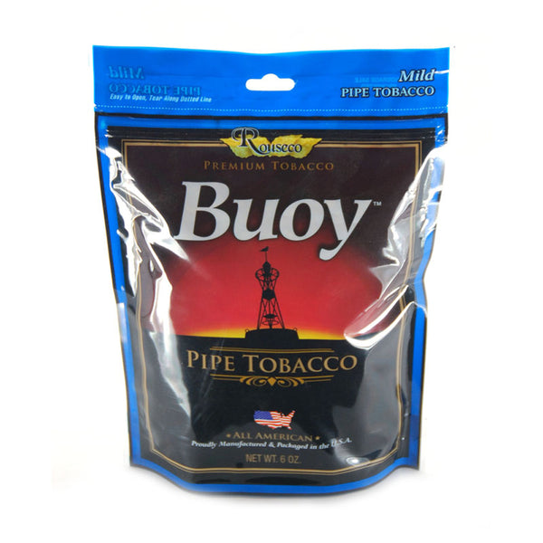 Buoy Mild Blue Pipe Tobacco 6oz Resealable Pouch Front View