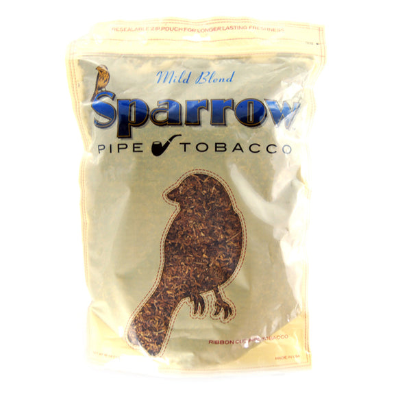Sparrow Mild Blend Pipe Tobacco 16oz Resealable Bag - Premium Virginia and Burley Ribbon Cut