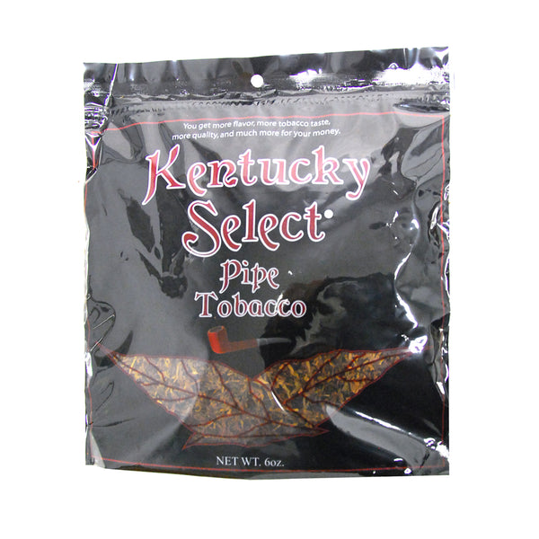 Kentucky Select Red Pipe Tobacco Comparison 6oz and 16oz Bag Sizes