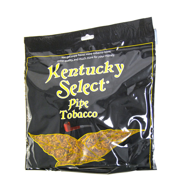 Comparison of Kentucky Select Gold Pipe Tobacco 6oz and 16oz Bag Sizes