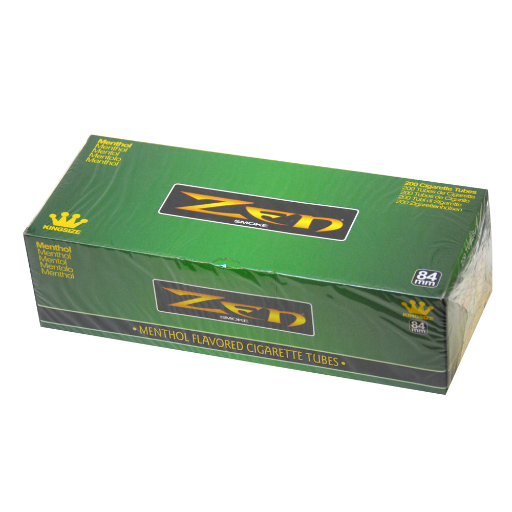 Zen Filter Tubes Menthol 1 Carton of 200 – A2Z Tobacco